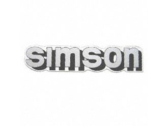 Klebefolie Simson-Tank silber/schwarz