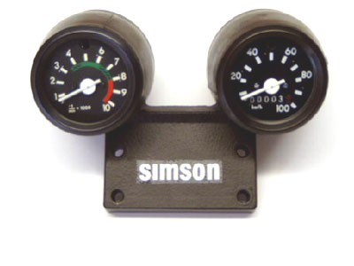 Gerätekombination SIMSON schwarz Standard 6V