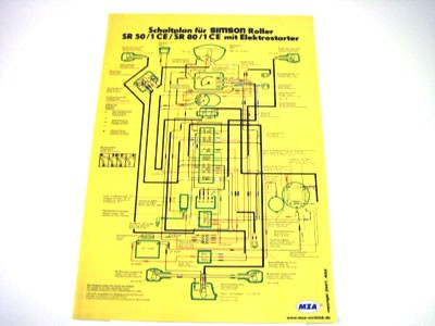 Schaltplan Farbposter SR50/80