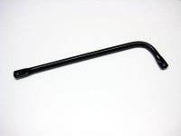 Auspuffhaltestrebe lang schwarz pulverbeschichtet Auspuffhaltestrebe lang schwarz pulverbeschichtet