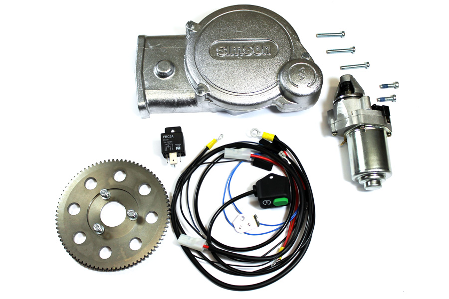 Simson Anlasser Umrüstsatz Elektrostarter mit Startschalter S51 Vape, Anlasser, Elektrostarter, Elektronik, Simson