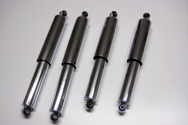 4xFederbein komplett verchromt Schwalbe, Sperber, Habicht