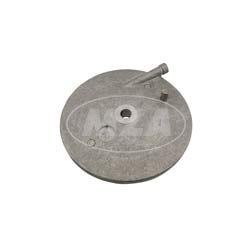 Bremsschild vorn Schwalbe, Vogelserie mit Bremshebel und Nocken montiert