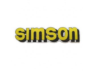 Klebefolie Simson-Tank gelb