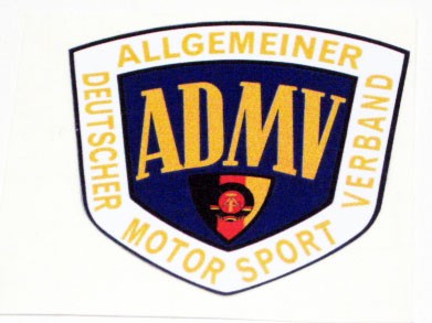 Nostalgie Aufkleber "ADMV" Logo groß