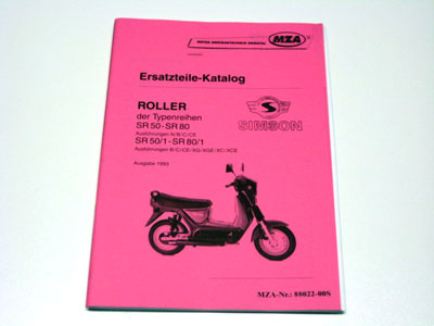 Simson Ersatzteile Katalog Roller SR50/SR80