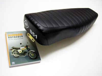 Sitzbank S50, S51 strukturiert mit Buch Simson Ratgeber