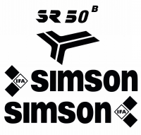 Dekorsatz SR50 B schwarz 3- teilig Dekorsatz SR50 B schwarz 3- teilig