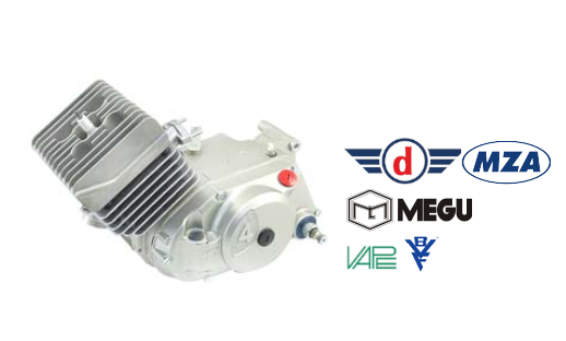 Motor lackiert 4-Gang S51 50ccm NPC VAPE BVF