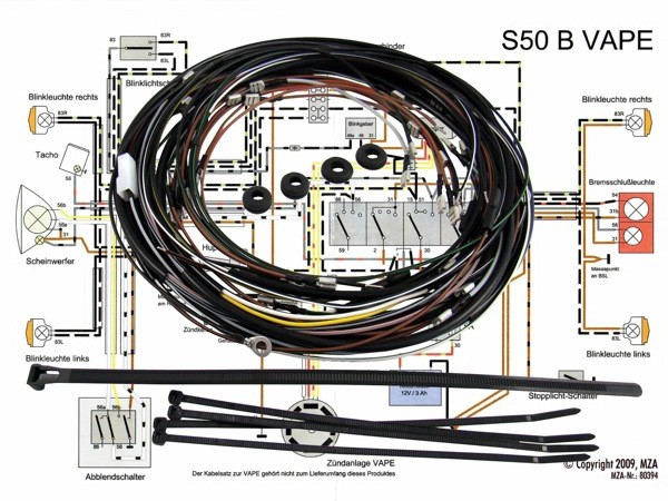 Kabelbaumset S50 B VAPE