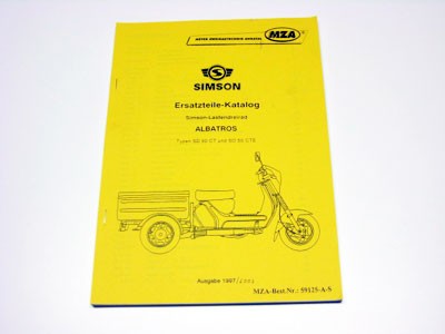 Simson Ersatzteile Katalog Lastendreirad SD50