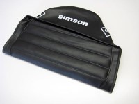 Sitzbezug S51 KR51/2 schwarz strukturiert mit Schriftzug Simson Sitzbezug S51 KR51/2 schwarz strukturiert mit Schriftzug Simson