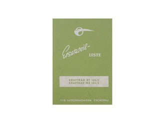 Ersatzteilekatalog RT125/1, RT125/2