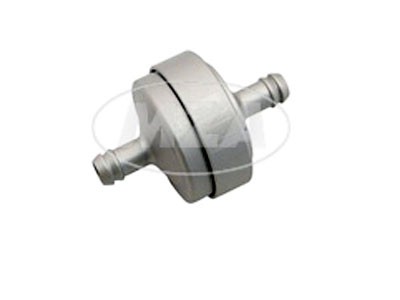 Benzinfilter FILU Alu silber matt Motorrad