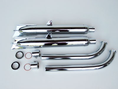 Auspuffanlage BK350 Schwalbenschwanz