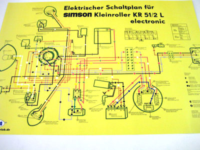 Schaltplan Farbposter KR51/2 L | Ersatzteile-Kataloge | Bücher/CD