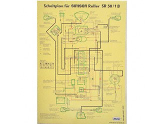 Schaltplan Farbposter SR50/1 B