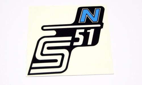 Wasserabziehbild Seitendeckel S51N einzeln