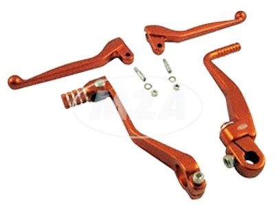 Styling Set Hebel S51 Alu orange