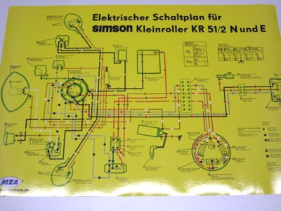 Schaltplan Farbposter KR51/2 N und E