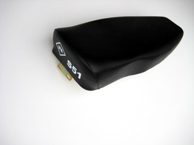 Sitzbank S50, S51 glatt schwarz mit "IFA S51"