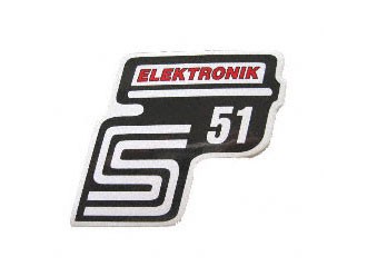 Klebefolie Seitendeckel "Elektronik" rot