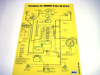 Schaltplan Farbposter SR50 B3