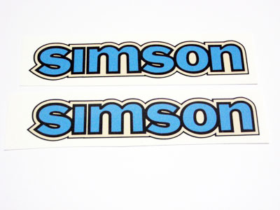 SIMSON ENDURO Aufkleber - Satz - blau