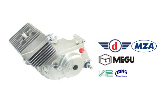 Motor lackiert 4-Gang S51 50ccm NPC VAPE BING