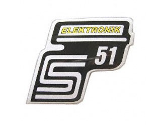 Klebefolie Seitendeckel "Elektronik" gelb